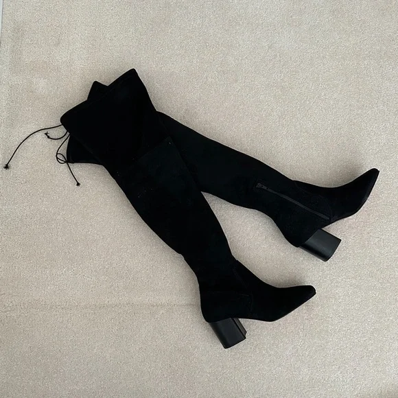 Lintervalle Suede Thigh High Boots size 38 - Picture 1 of 3